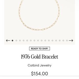 Catbird 1976 Gold Bracelet